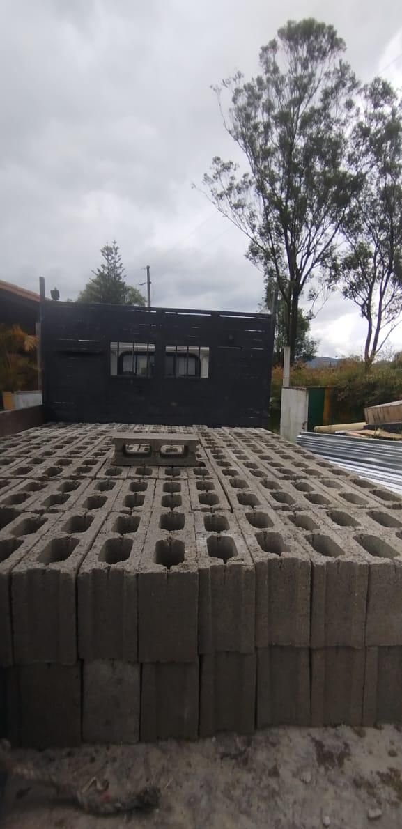 Estiba de bloques de concreto